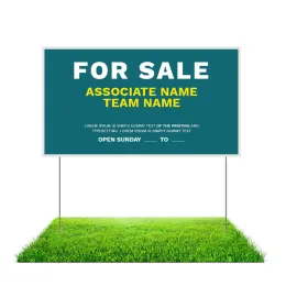 custom best selling screen printing plastic corrugated yard sign