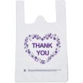 Hot Sale Customized Print Plastic Handle Vest Carrier Shopping Bag