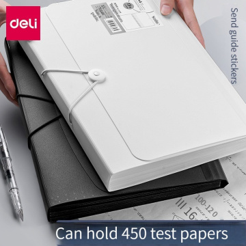 High Quality Deli 5236 A4 Clear Document Storage Bag