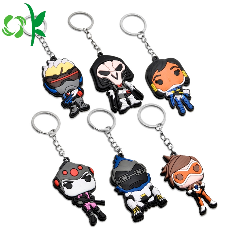 Fashion Silicone Keychain