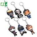 Προσαρμοσμένο ανάγλυφο 3D Soft PVC Cool / Fashion σιλικόνης Keychain