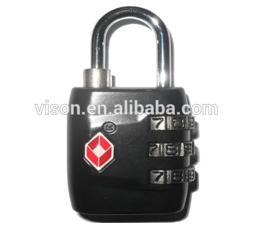 3 Dial Combination TSA lock TSA luggage lock TSA Security lock