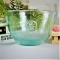 Brand Logo Recycled Glass Big Fruit Glass Bowl