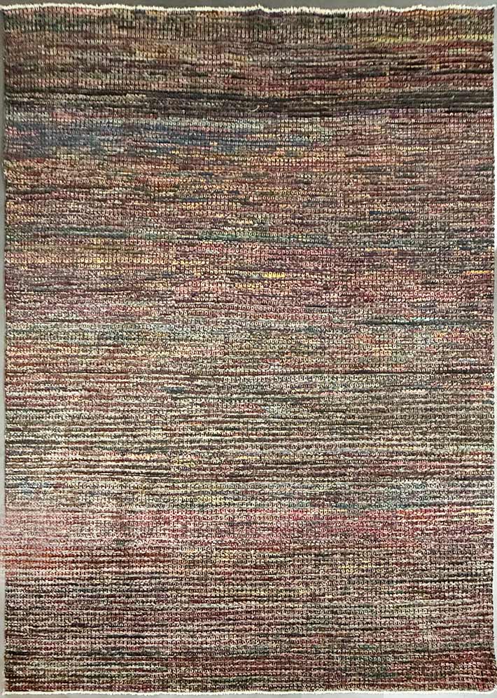 Flat-Weave Colorful Rug