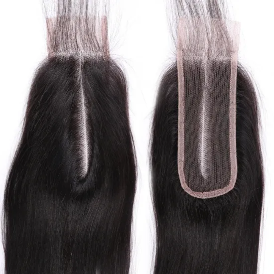 Wholesale Kim K 2x6 Lace Closure,Brazilian Human Hair Straight 2*6 Lace Closure,Middle Part 2x6 Swiss Lace Closure