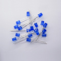 5mm Flat Top Blue Concave LED Blue lens