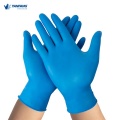 AQL1.5 Powder Free Blue Nitrile Food Gloves