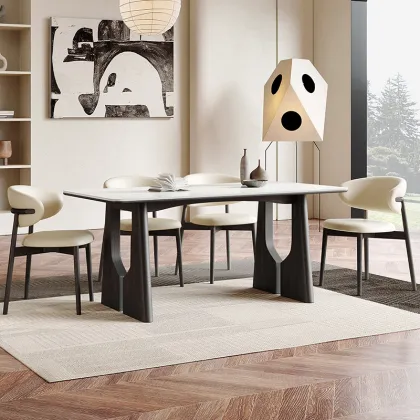 Rectangular Dining Table Wooden Modern Dining Table