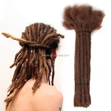 AliLeader 100% High Quality Ombre Colours Crochet Dread Locks Human Hair Extensions Natural Dreadlock Extensions Dreadlock