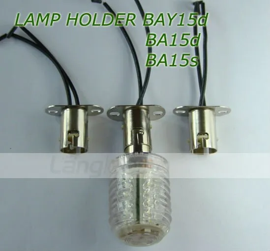 Bay15d Lamp Holder, BA15d, BA15s Light Base, Bayonet Lamp Holder, Ceramic