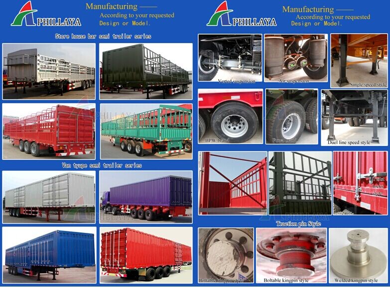 Cattle Livestock Trailer with Good Quality