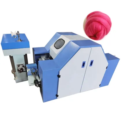 Small Capacity 8Kg/H Wool Cashmere Cotton Carding Machines for New Arrival