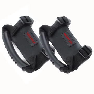 Customized 1680D Oxford Interior Door Grab Handles with Logo and Velcro for Car Roof Safety