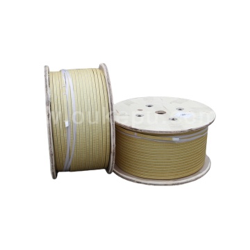 5.8mm x 5.8mm Flat Fiberglass Covered Rectangular Aluminium Wire