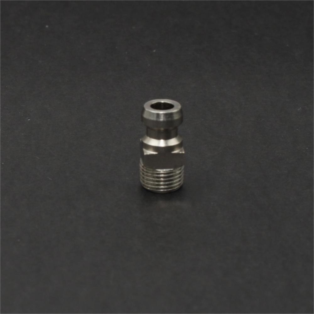 Interlacing air jet connector plug for barmag machinery