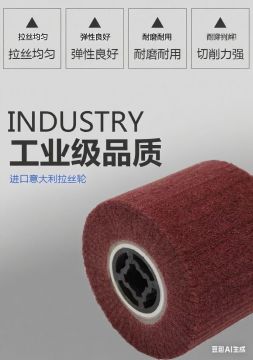 Drasso di filo, acciaio inossidabile, fibra euro, lucidatura in lana in nylon e macinante