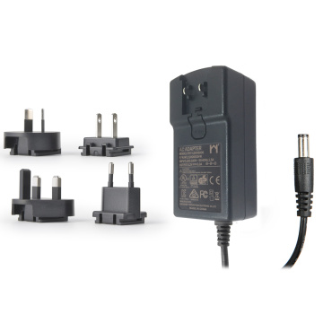 Uit verwisselbare plug 36W 24V 1.5A AC/DC Power Adapters