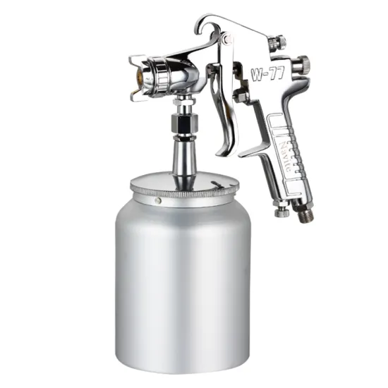 1000 ml W77 Metallic Air Paint Spray Gun with Nozzles 1.5mm 3.0mm for Die Casting Machine