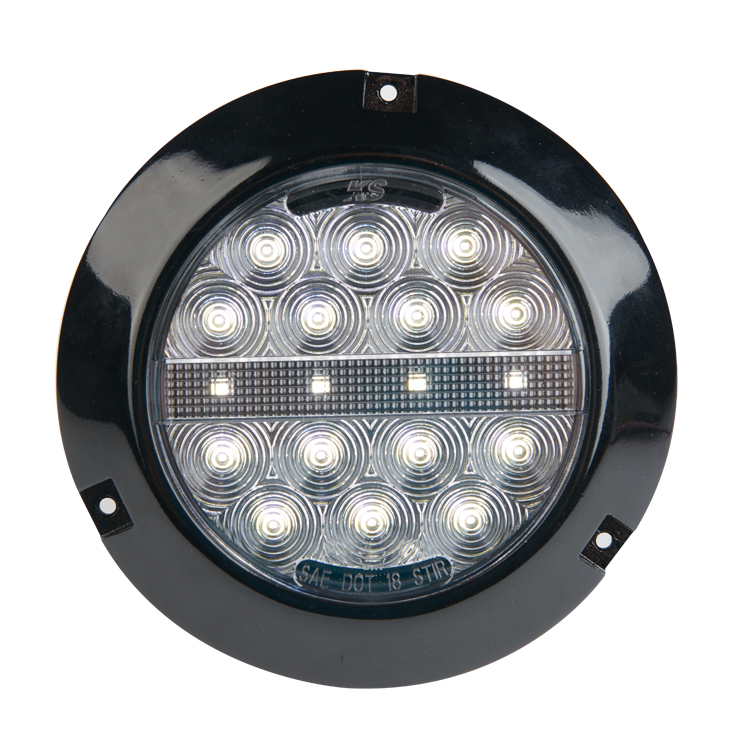 EMARK DOT approved 4 inch new design round super bright white beam tractor truck and heavy duty car LED reverse light3