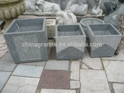 stone flower pot