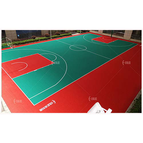 Enlio Outdoor Basketball Flooring Small Asterisk