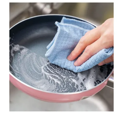 4 Packs Plaid Clean Towels for Kitchen