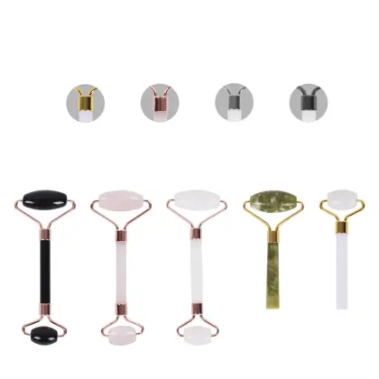 Black Facial Massage Tools Jade Roller