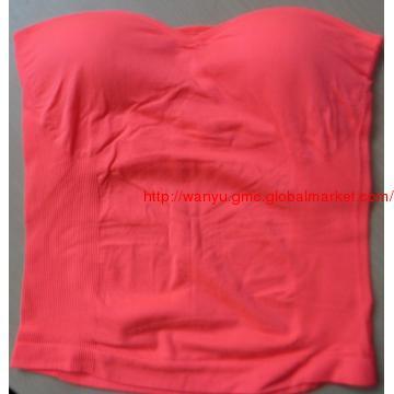 seamless bra with wireless cup pad