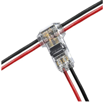 Kalolary 2 Pin 2 Way Low Voltage Wire Connectors for 18-22AWG Wires