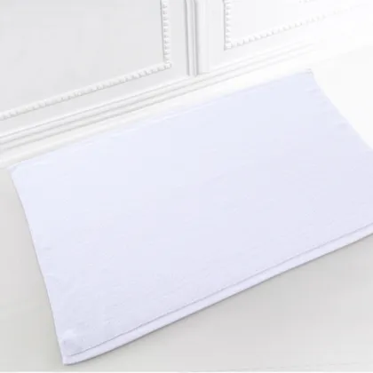 five-star hotel plain weave toilet bath mat 300g towel factory direct selling