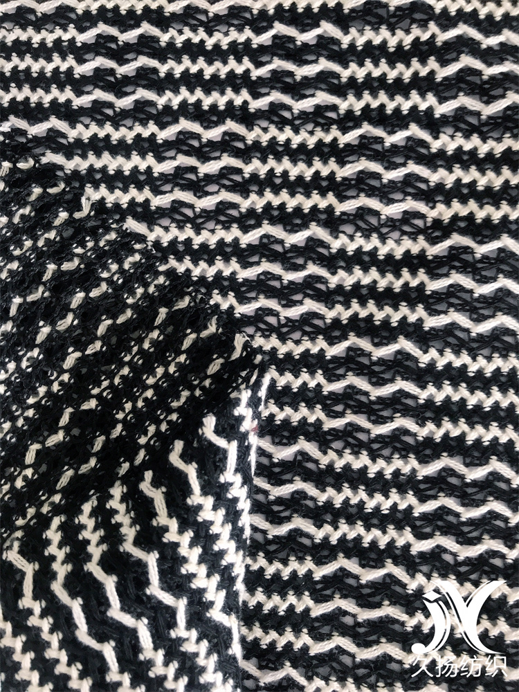 Striped Wave Fabric For Blouses