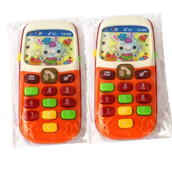 Electronic Toy Phone For Kids Baby Mobile Phone Educational Learning Toys Music Sound Machine Children Toy Color Random
