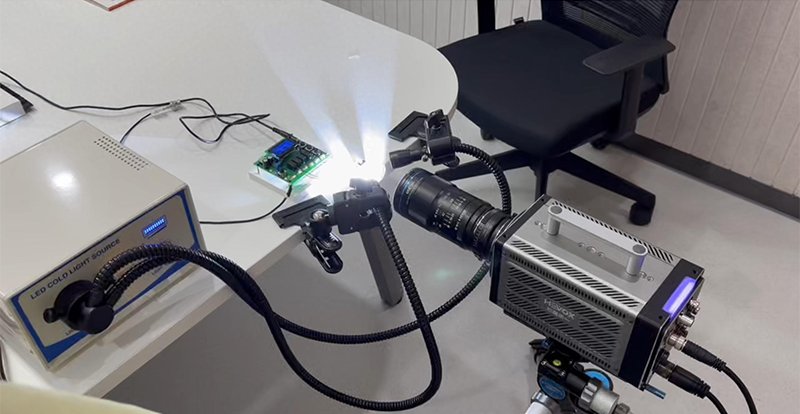 Real-world testing proves performance! Huachen Heyi high-speed cameras empower precise dynamic industrial inspection.