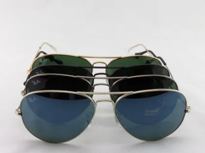 Ce, Fda, Uv400 Standard Ray Ban Aviator Sunglasses For Men Rb3026 62# Oem