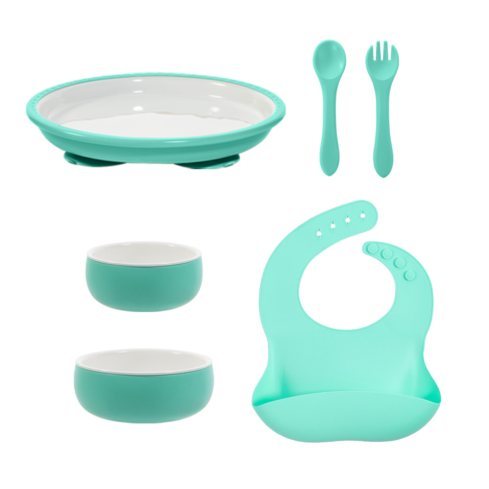 silicone ceramic feeding set MFZ-A027