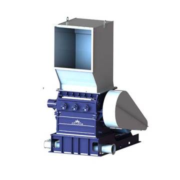 Drum Blue Industrial Crusher