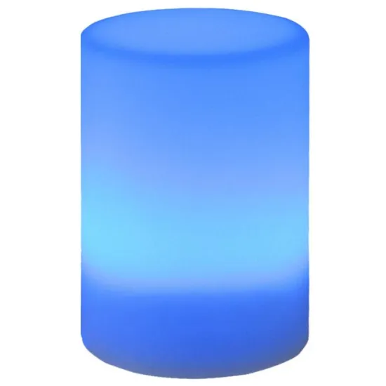 RGB Color-changing Cylinder Table Lamp - 40-50cm, Touch Control, Holiday Decorative LED Light