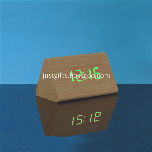 Promotional LED Wooden Table Clock 1