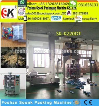 snack food weigh filler packaging machine