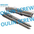 Manufacture 55/120 Twin Conical Screw and Barrel for Extrusion