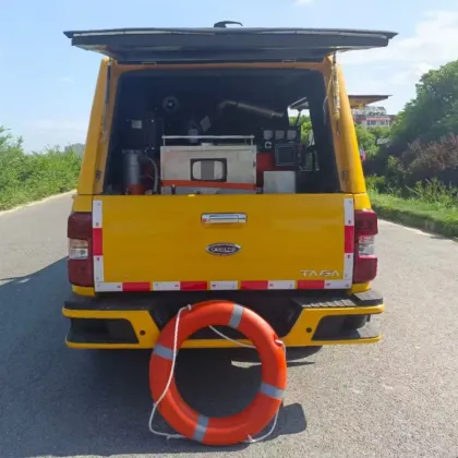 Emergency power supply of electric repair vehicle