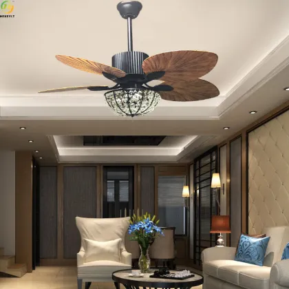 JYLIGHTING Retro American Luxury Chandelier Fan with Light - Modern Ceiling Fan Lights