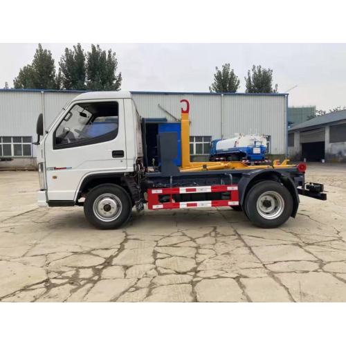 4x2 manual arm small roll off garbage truck