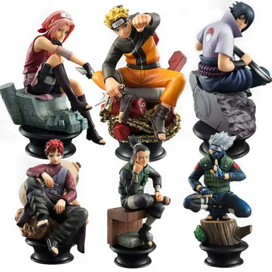 Naruto Sasuke Gaara Figurines