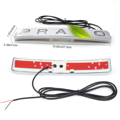 Rear License Plate LED Logo Light for Prado Toyota - Middle East Version Car Accessories Modification