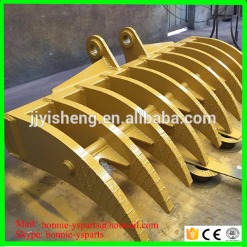 20 tons excavator root rake for kubota hitachi volvo kobelco hyundai