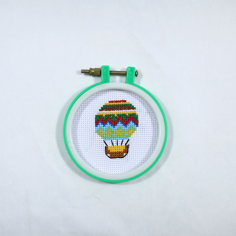 Kit bordado com balão de ar quente de 14ct Cross Stitch