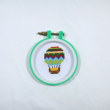 Kit bordado com balão de ar quente de 14ct Cross Stitch