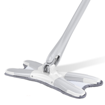 Hands-Free Microfiber Floor Mop with 360 Degree Rotation for Home Cleaning