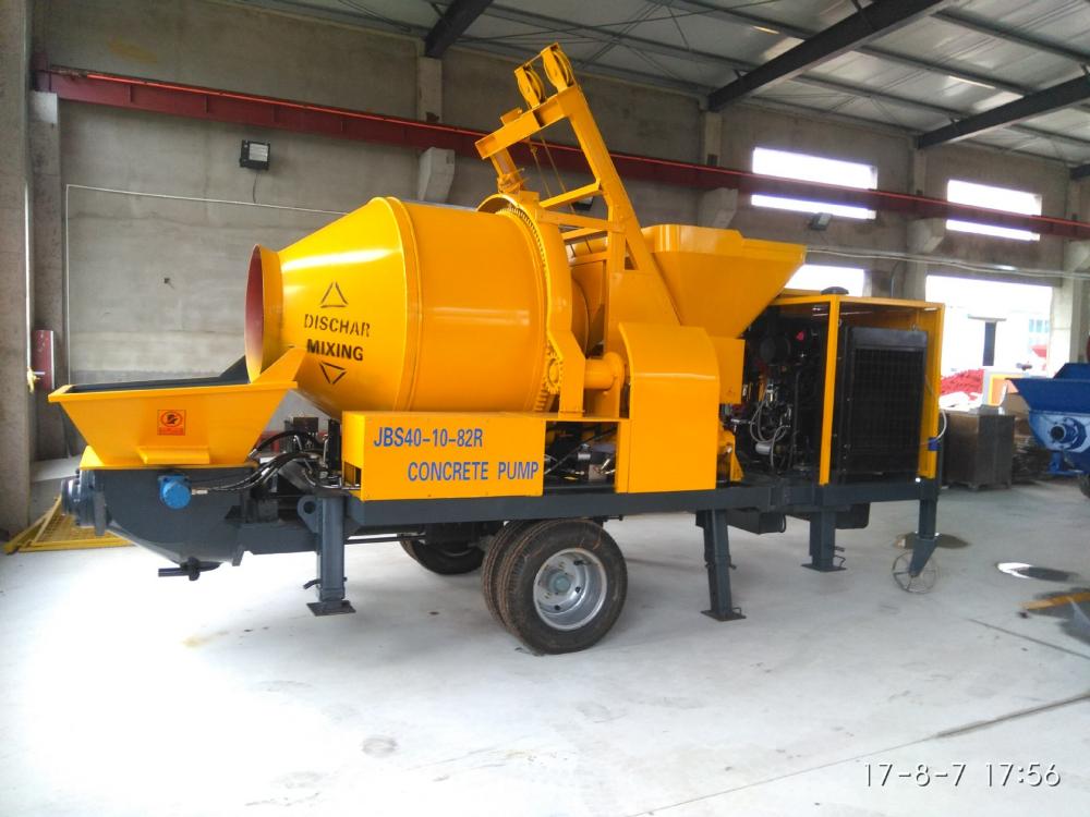 4 Concrete Pump With Mixer Jbt 40r